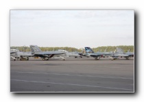 F/A-18F Super Hornets, VFA-211 <i>Fighting Checkmates</i>, USN<br>CF-188 Hornet, 425 Sqn, RCAF