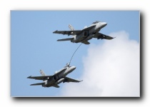 F/A-18F Super Hornet, VFA-11 <i>Red Rippers</i>, USN<br>F/A-18C Hornet, VFA-106 <i>Gladiators</i>, USN