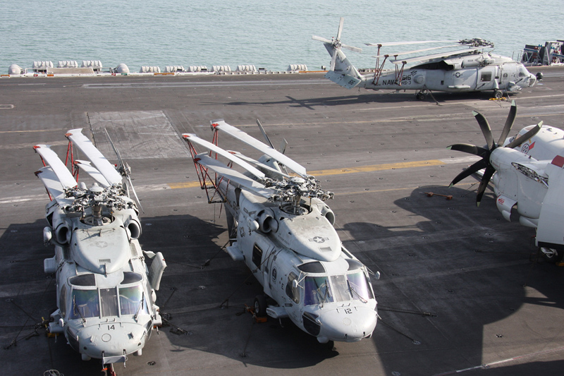 SH-60F Seahawk, HS-3 <i>Tridents</i>, USN<br>HH-60H Seahawks, HS-3 <i>Tridents</i>, USN