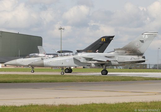 Tornado F3s - ZE887/FX & ZE168/FA - 25 Sqn